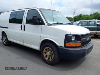 2012 Chevrolet Express Cargo with VIN 1GCSGAFX7C1179523, listed as a IAAI auction lot 42621150 with 223,302 mi miles and . Bid and sale history available at DreamBid. Image 1.