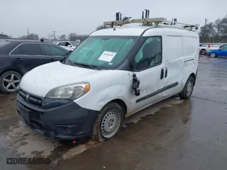 2016 Ram ProMaster City Cargo Van Tradesman with VIN ZFBERFAT5G6B58242, listed as a IAAI auction lot 41641165 with 165,220 mi miles. Bid and sale history available at carsss.com. Image 2.