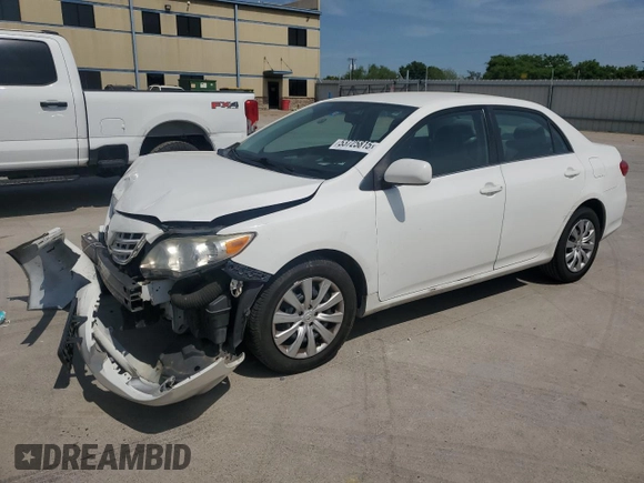 2013 Toyota Corolla L with VIN 5YFBU4EE4DP182127, listed as a Copart auction lot 53725815 with 108,078 mi miles and Salvage Title. Bid and sale history available at carsss.com. Image 1.