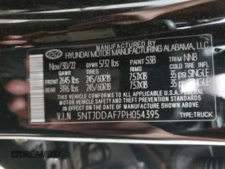 2023 Hyundai Santa Cruz SEL Premium z VIN 5NTJDDAF7PH054395, wystawiony jako Copart lot #55308615 z przebiegiem 6868 mil mil oraz Szkody całkowita. Historia ofert i sprzedaży dostępna na DreamBid. Obrazek 13.