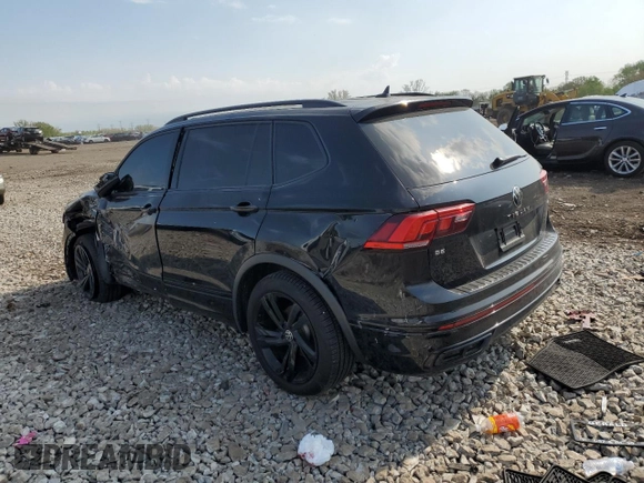 2024 Volkswagen Tiguan SE R-Line Black with VIN 3VV8B7AXXRM069081, listed as a Copart auction lot 56234265 with 14,019 mi miles and Salvage title. Bid and sale history available at DreamBid. Image 2.