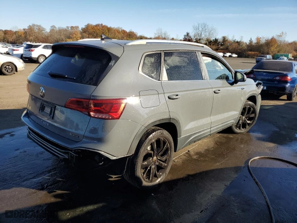 2022 Volkswagen Taos SE with VIN 3VVPX7B21NM023794, listed as a Copart auction lot 76951744 with 37,165 mi miles and Salvage Title. Bid and sale history available at carsss.com. Image 3.