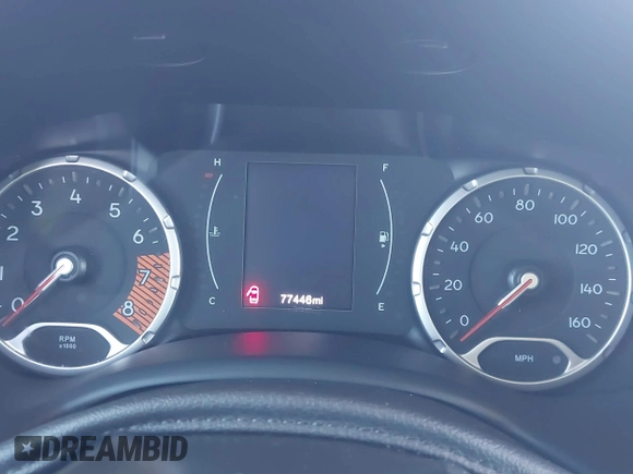2020 Jeep Renegade Latitude with VIN ZACNJABB7LPL12187, listed as a IAAI auction lot 42304621 with 77,446 mi miles and . Bid and sale history available at DreamBid. Image 7.