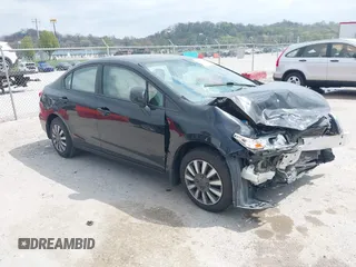 2013 Honda Civic LX с VIN 19XFB2F59DE019307, выставлен на аукционе IAAI как лот 41974320 с пробегом 118 503 миль миль и . История ставок и продаж доступна на DreamBid. Изображение 1.