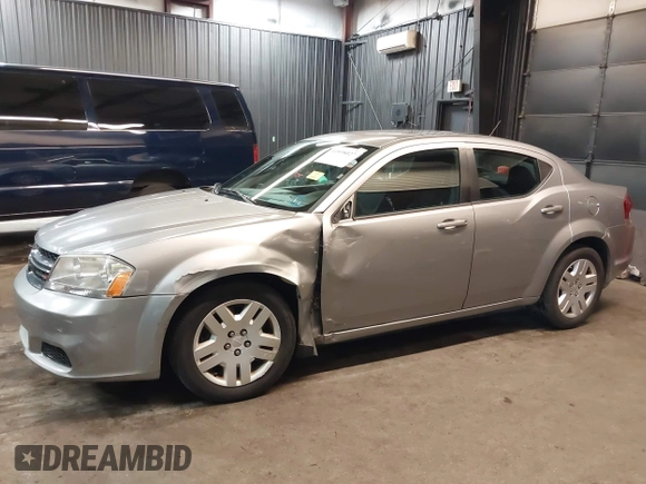 2014 Dodge Avenger SE with VIN 1C3CDZAB5EN228953, listed as a IAAI auction lot 41898027 with 33,731 mi miles. Bid and sale history available at carsss.com. Image 15.