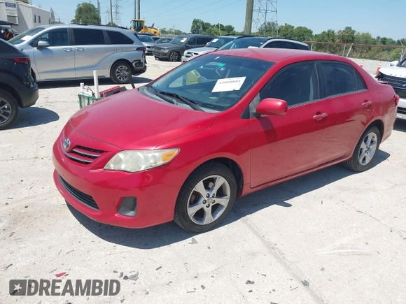 2013 Toyota Corolla L with VIN 2T1BU4EE7DC976801, listed as a IAAI auction lot 42060881 with 123,016 mi miles and . Bid and sale history available at DreamBid. Image 17.