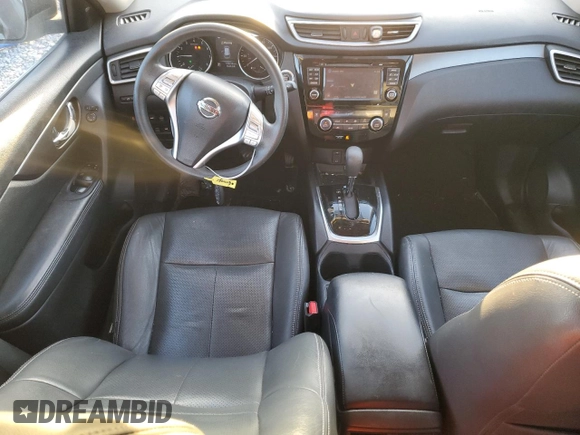 2015 Nissan Rogue S with VIN KNMAT2MV7FP585575, listed as a Copart auction lot 47958775 with 109,336 mi miles and Salvage Title. Bid and sale history available at DreamBid. Image 8.