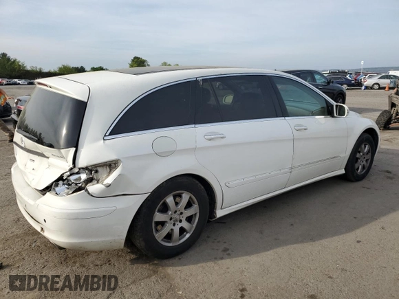 2007 Mercedes-Benz R 3.5L z VIN 4JGCB65E67A055745, wystawiony jako Copart lot #54689145 z przebiegiem 149 482 mil mil oraz Szkoda całkowita • Salvage title. Historia ofert i sprzedaży dostępna na DreamBid. Obrazek 3.