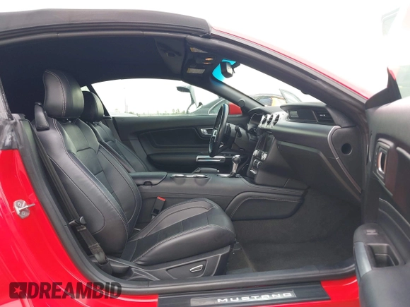 2018 Ford Mustang EcoBoost Premium with VIN 1FATP8UH3J5124720, listed as a IAAI auction lot 41897301 with 83,392 mi miles and . Bid and sale history available at carsss.com. Image 5.