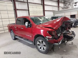2018 Nissan Titan SV with VIN 1N6AA1E57JN549952, listed as a IAAI auction lot 42550440 with 28,200 mi miles and . Bid and sale history available at DreamBid. Image 1.