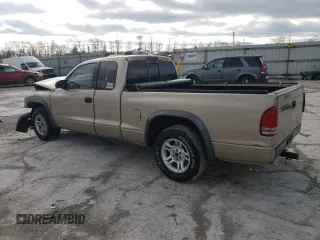 2002 Dodge Dakota with VIN 1B7GL12X32S710586, listed as a Copart auction lot 41407235 with 123,027 mi miles and Salvage Title. Bid and sale history available at carsss.com. Image 2.