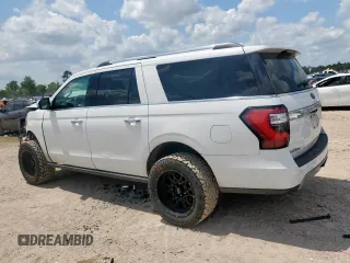 2019 Ford Expedition Max Limited with VIN 1FMJK2AT9KEA35382, listed as a Copart auction lot 58845555 with 124,057 mi miles and Salvage title. Bid and sale history available at DreamBid. Image 2.