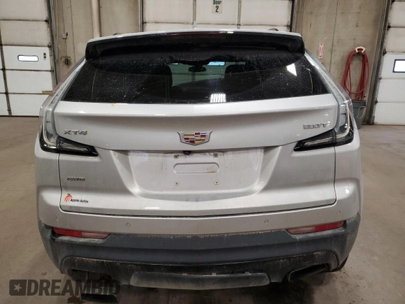 2019 Cadillac XT4 AWD Sport with VIN 1GYFZFR45KF185536, listed as a Copart auction lot 80544914 with 46,496 mi miles and Salvage Title. Bid and sale history available at DreamBid. Image 6.