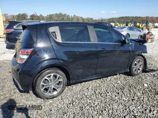 2017 Chevrolet Sonic LT with VIN 1G1JD6SH9H4161944, listed as a Copart auction lot 83557794 with 90,127 mi miles and Salvage Title. Bid and sale history available at carsss.com. Image 3.