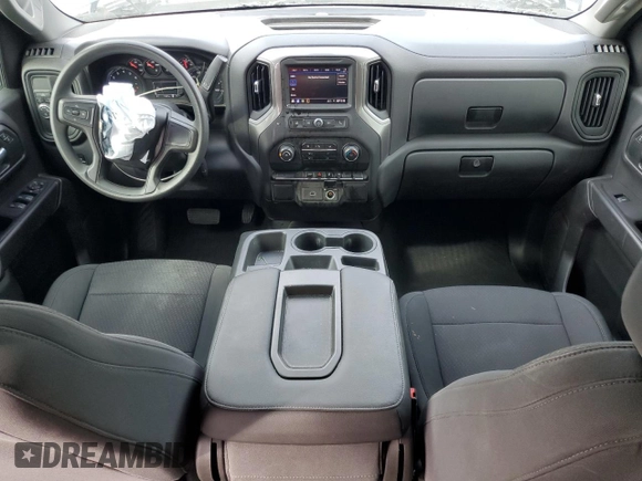 2020 Chevrolet Silverado 1500 Custom with VIN 3GCPWBEF9LG202504, listed as a Copart auction lot 47839525 with 14,233 mi miles and Non Repairable. Bid and sale history available at carsss.com. Image 8.