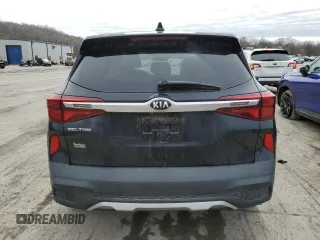 2021 Kia Seltos LX with VIN KNDEPCAA6M7104905, listed as a Copart auction lot 51917725 with 77,676 mi miles and Salvage Title. Bid and sale history available at carsss.com. Image 6.