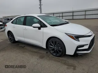 2025 Toyota Corolla SE with VIN 5YFS4MCE9SP217583, listed as a Copart auction lot 87674315 with 914 mi miles and Salvage Title. Bid and sale history available at carsss.com. Image 4.
