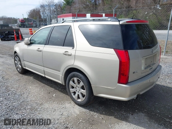2007 Cadillac SRX with VIN 1GYEE63A670135714, listed as a IAAI auction lot 41876168 with 150,648 mi miles. Bid and sale history available at carsss.com. Image 3.