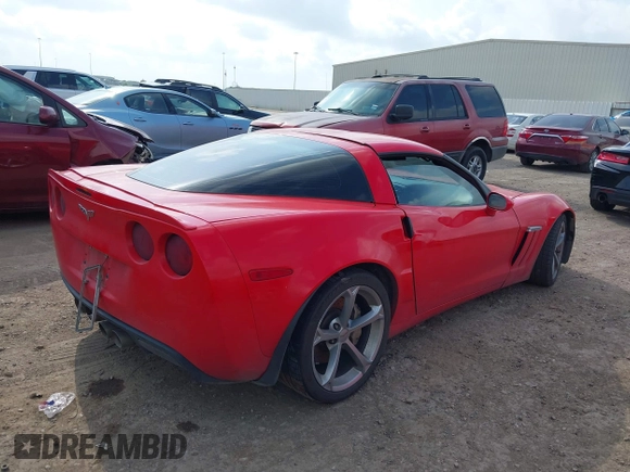 2013 Chevrolet Corvette Grand Sport 3LT with VIN 1G1YW2DW2D5101747, listed as a IAAI auction lot 42162435 with 72,152 mi miles and . Bid and sale history available at DreamBid. Image 4.