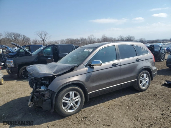 2010 Honda CR-V EX with VIN 5J6RE4H55AL063170, listed as a Copart auction lot 50600025 with 177,953 mi miles and Salvage Title. Bid and sale history available at carsss.com. Image 1.