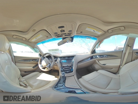 2015 Cadillac CTS Luxury RWD with VIN 1G6AR5SXXF0125522, listed as a Copart auction lot 49418515 with 75,331 mi miles and Salvage Title. Bid and sale history available at DreamBid. Image 12.