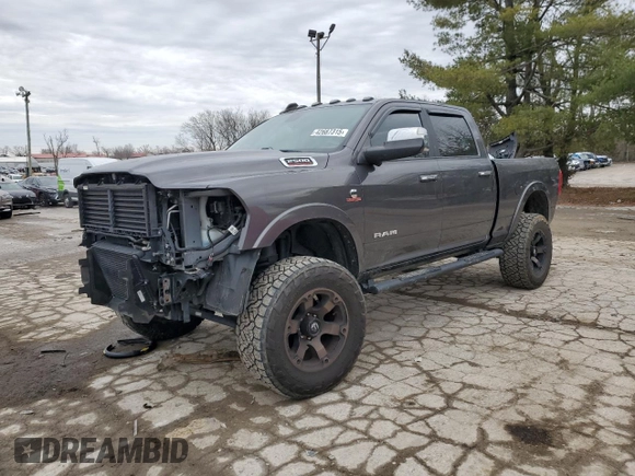 2020 Ram 2500 Laramie with VIN 3C6UR5FL3LG180507, listed as a Copart auction lot 42687315 with 64,914 mi miles and Salvage Title. Bid and sale history available at carsss.com. Image 1.