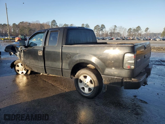 2006 Ford F-150 STX with VIN 1FTRX12W26FA78974, listed as a Copart auction lot 42777585 with 215,430 mi miles and Salvage Title. Bid and sale history available at carsss.com. Image 2.