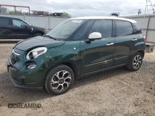 2014 FIAT 500L Easy with VIN ZFBCFABH8EZ001889, listed as a Copart auction lot 42741225 with 69,768 mi miles and Salvage Title. Bid and sale history available at carsss.com. Image 1.