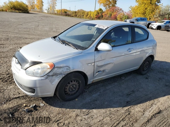 2009 Hyundai Accent Man L with VIN KMHCN35C69U143104, listed as a Copart auction lot 76607254 with 145,844 mi miles and Salvage Title. Bid and sale history available at carsss.com. Image 1.