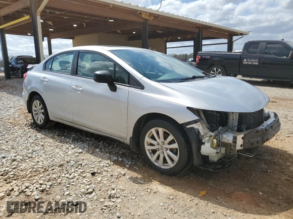 2012 Honda Civic EX-L with VIN 19XFB2F97CE038214, listed as a Copart auction lot 49440275 with 150,062 mi miles and Salvage Title. Bid and sale history available at DreamBid. Image 4.