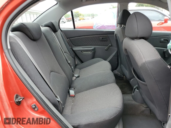2007 Kia Rio LX with VIN KNADE123376248277, listed as a Copart auction lot 66108224 with 117,618 mi miles and Salvage Title. Bid and sale history available at carsss.com. Image 10.