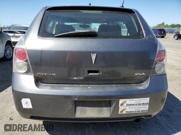 2010 Pontiac Vibe w/1SB with VIN 5Y2SP6E03AZ401054, listed as a Copart auction lot 57532694 with 266,313 mi miles and Salvage Title. Bid and sale history available at carsss.com. Image 6.