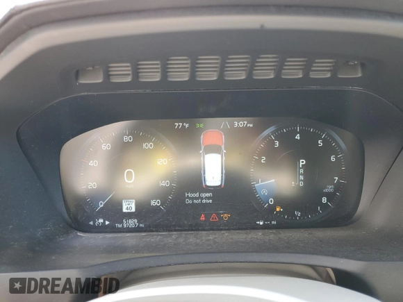 2020 Volvo XC90 Inscription with VIN YV4A22PL2L1534168, listed as a Copart auction lot 48818305 with 51,829 mi miles and Salvage Title. Bid and sale history available at carsss.com. Image 9.
