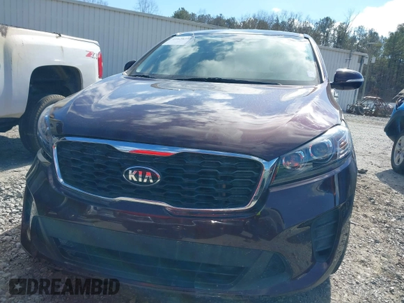 2020 Kia Sorento LX with VIN 5XYPG4A36LG641971, listed as a IAAI auction lot 41628259 with 108,717 mi miles. Bid and sale history available at carsss.com. Image 12.