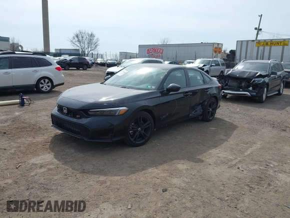 2025 Honda Civic Si with VIN 2HGFE1E57SH472251, listed as a IAAI auction lot 41776803 with 5,608 mi miles and . Bid and sale history available at DreamBid. Image 17.