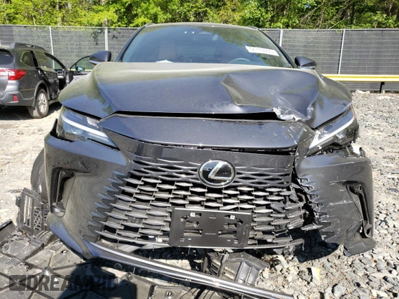 2025 Lexus RX 350 with VIN 2T2BAMCA3SC097099, listed as a Copart auction lot 54710035 with 3,483 mi miles and Salvage title. Bid and sale history available at DreamBid. Image 5.