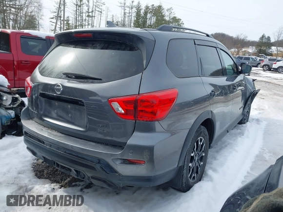 2019 Nissan Pathfinder S z VIN 5N1DR2MM0KC629304, wystawiony jako IAAI lot #41342768 z przebiegiem 48 529 mil mil oraz . Historia ofert i sprzedaży dostępna na DreamBid. Obrazek 4.
