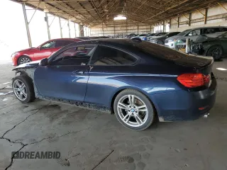 2014 BMW 4 Series 428i with VIN WBA3N3C55EF711010, listed as a Copart auction lot 59377495 with 135,994 mi miles and Salvage title. Bid and sale history available at DreamBid. Image 2.