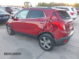 2013 Buick Encore Leather with VIN KL4CJCSB7DB090732, listed as a IAAI auction lot 41657369 with 135,692 mi miles. Bid and sale history available at carsss.com. Image 3.
