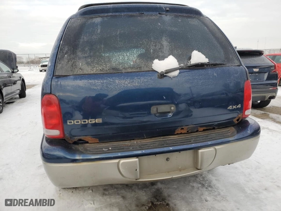 2001 Dodge Durango with VIN 1B4HS28N91F605557, listed as a Copart auction lot 87896845 with 217,191 mi miles and Salvage Title. Bid and sale history available at carsss.com. Image 6.