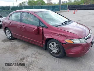 2008 Honda Civic LX with VIN 1HGFA16508L087331, listed as a IAAI auction lot 42163313 with 92,021 mi miles and . Bid and sale history available at DreamBid. Image 1.