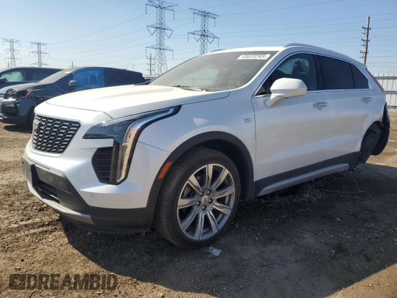 2019 Cadillac XT4 AWD Premium Luxury with VIN 1GYFZDR42KF182713, listed as a Copart auction lot 48633265 with 60,836 mi miles and Salvage title. Bid and sale history available at DreamBid. Image 1.