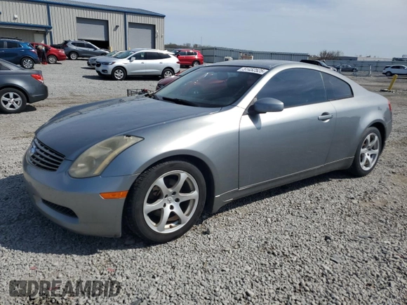 2004 Infiniti G35 Coupe w/Leather with VIN JNKCV54E74M821773, listed as a Copart auction lot 51452525 with 199,164 mi miles and Salvage Title. Bid and sale history available at carsss.com. Image 1.