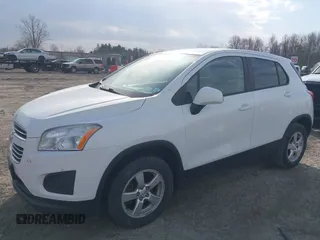 2016 Chevrolet Trax LS with VIN KL7CJNSB3GB762062, listed as a IAAI auction lot 41826277 with 115,235 mi miles. Bid and sale history available at carsss.com. Image 17.