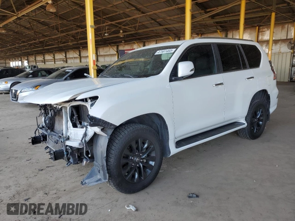 2021 Lexus GX with VIN JTJAM7BX4M5284699, listed as a Copart auction lot 47581465 with 85,718 mi miles and Salvage Title. Bid and sale history available at carsss.com. Image 1.
