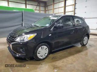 2024 Mitsubishi Mirage ES with VIN ML32AUHJ9RH028732, listed as a Copart auction lot 64166975 with 15,142 mi miles and Clean title. Bid and sale history available at DreamBid. Image 1.