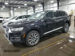 2019 Audi Q7 Premium Plus with VIN WA1LAAF70KD009226, listed as a Copart auction lot 59774075 with 50,900 mi miles and Salvage title. Bid and sale history available at DreamBid. Image 1.
