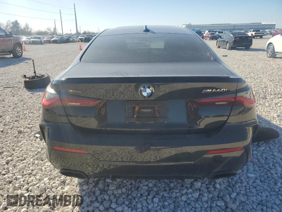 2021 BMW 4 Series M440i xDrive with VIN WBA13AR00MCF42708, listed as a Copart auction lot 85900144 with Not Provided miles and Salvage Title. Bid and sale history available at DreamBid. Image 6.