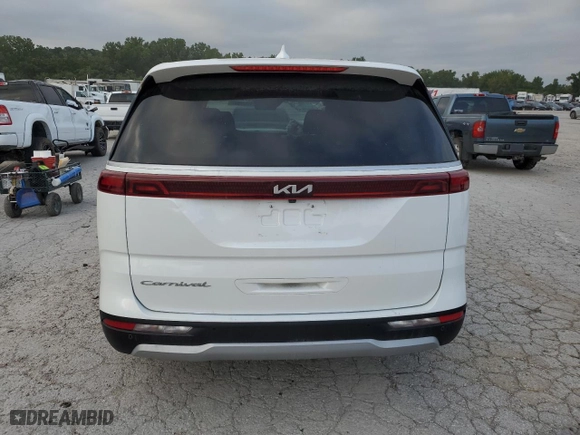 2022 Kia Carnival LXS with VIN KNDNB4H33N6061627, listed as a Copart auction lot 65822994 with 44,373 mi miles and Salvage Title. Bid and sale history available at carsss.com. Image 6.