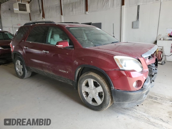 2007 GMC Acadia SLT z VIN 1GKER23737J122635, wystawiony jako Copart lot #49086355 z przebiegiem Nie podano mil oraz Szkoda całkowita • Salvage title. Historia ofert i sprzedaży dostępna na DreamBid. Obrazek 4.